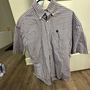 Cinch short sleeve dress shirt